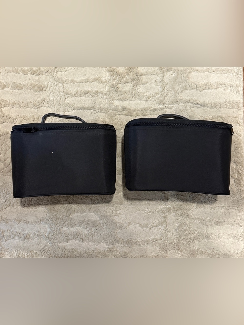Muji Black Makeup Train Cases
